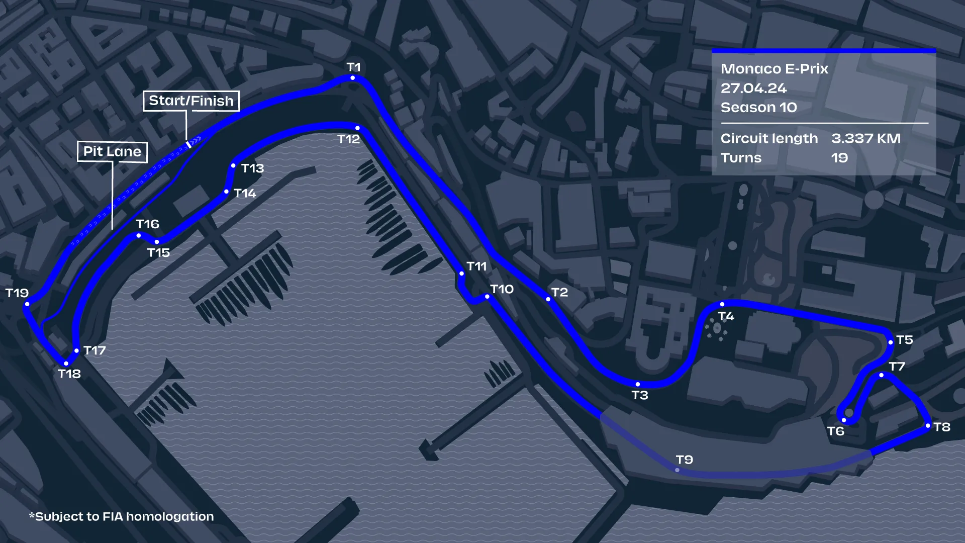 Imagem do circuito de monaco